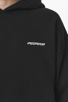 Pegador Gien Oversized Hoodie Black Detailshot aus der Do not Disturb Kollektion für Herren