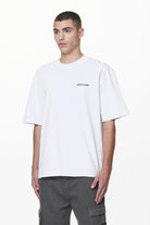 Pegador Sanit Oversized Tee White Gegenansicht aus der Do not Disturb Kollektion für Herren