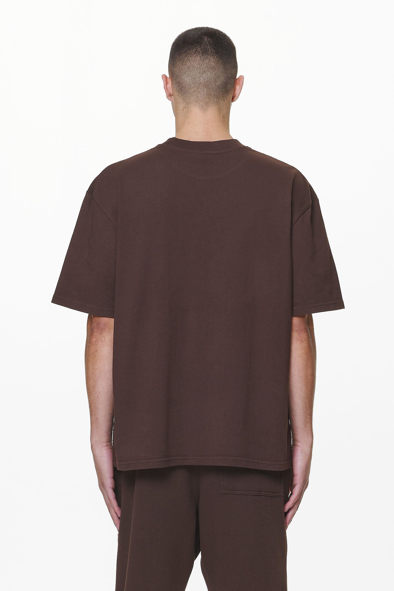 Pegador Layton Oversized Tee Washed Oak Brown Gegenansicht aus der Do not Disturb Kollektion für Herren