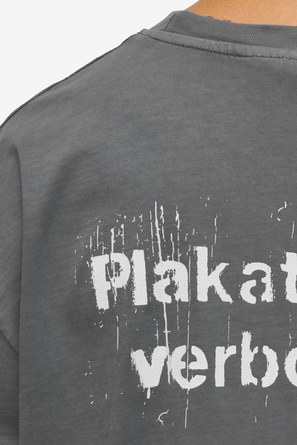 Pegador Gulati Oversized Tee Vintage Grey Detailshot aus der High summer Kollektion für Herren