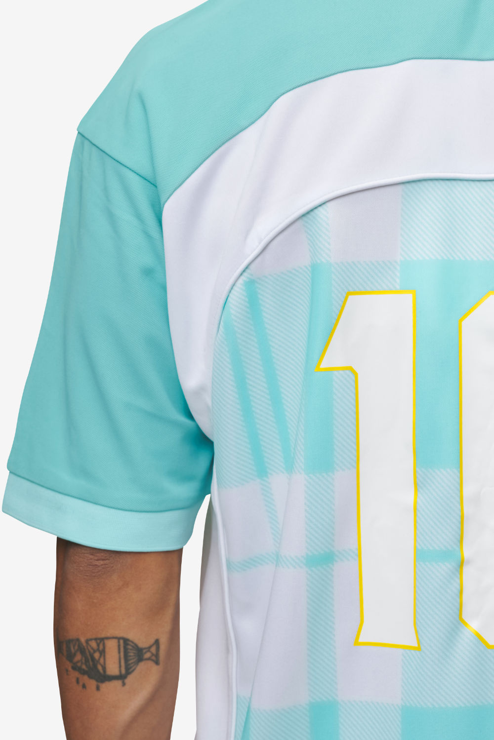 Pegador Lawn Jersey Sky Blue White Detailshot aus der High summer Kollektion für Herren