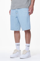 Pegador Earl Jeans Shorts Washed Light Blue Seitenansicht aus der Last Minute Kollektion für Herren