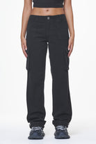 Pegador Arlia Wide Cargo Pants Black Seitenansicht aus der Last Minute Kollektion für DaHerren