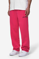 Pegador Logo Wide Sweat Pants Washed Virtual Pink Seitenansicht aus der Most Alive Kollektion für Herren