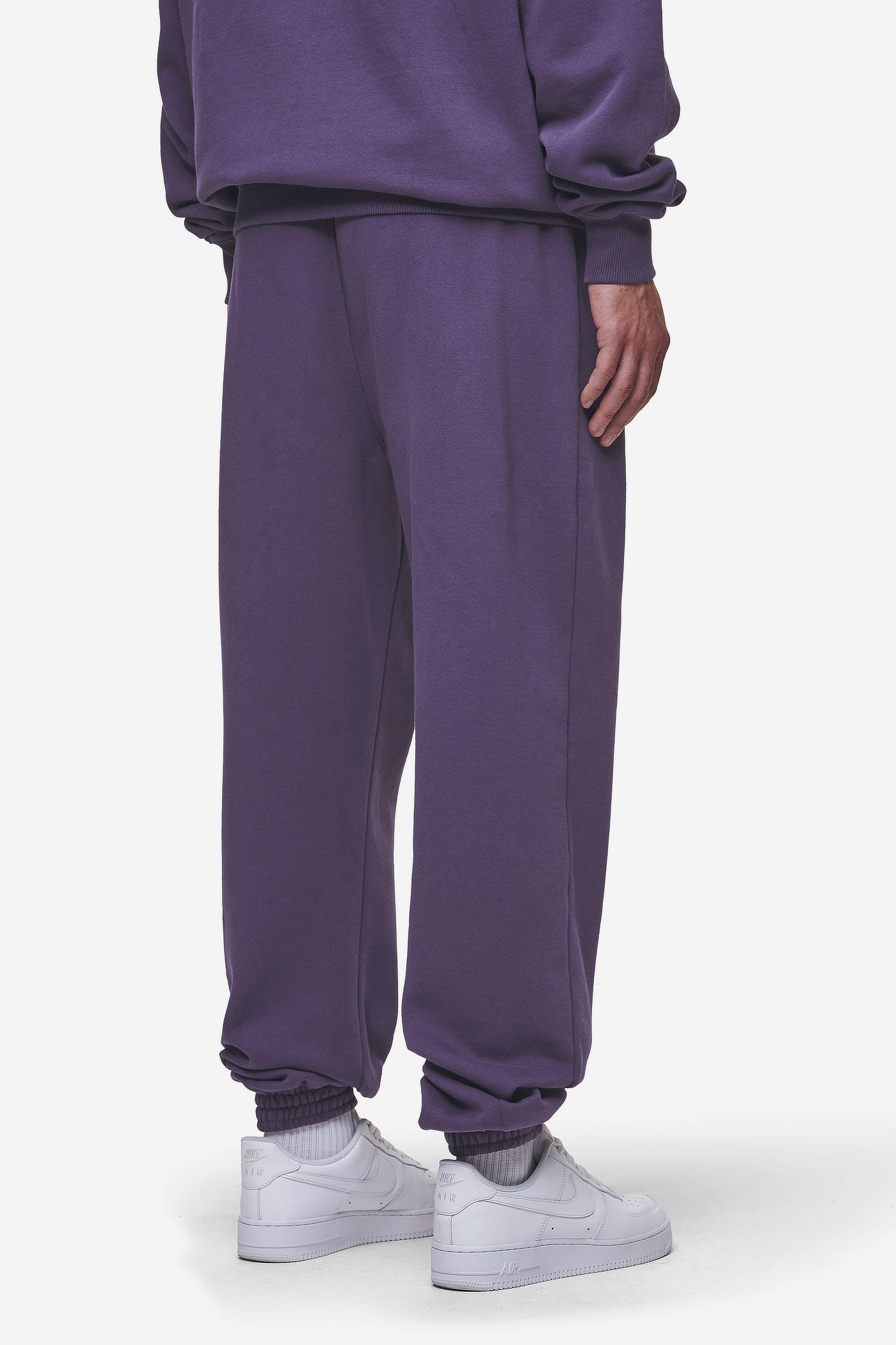 Pegador Logo Heavy Sweat Jogger Washed Deep Purple Gegenansicht aus der Most Alive Kollektion für Herren