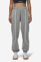 Pegador Silvi High Waisted Sweat Pants Deep Grey Melange Hauptansicht aus der Most Alive Kollektion für DaHerren