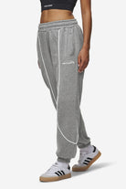 Pegador Silvi High Waisted Sweat Pants Deep Grey Melange Seitenansicht aus der Most Alive Kollektion für DaHerren