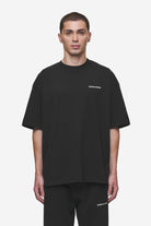 Pegador Logo Oversized Tee Washed Black Hauptansicht aus der Most Alive Kollektion für Herren