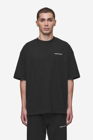 Pegador Logo Oversized Tee Washed Black Hauptansicht aus der Most Alive Kollektion für Herren