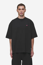 Pegador Leono Boxy Tee Washed Black Virtual Pink Gum Hauptansicht aus der Most Alive Kollektion für Herren