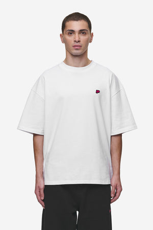 Pegador Leono Boxy Tee White Virtual Pink Gum Hauptansicht aus der Most Alive Kollektion für Herren