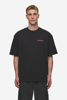 Pegador Bowin Oversized Tee Washed Black Seitenansicht aus der Most Alive Kollektion für Herren