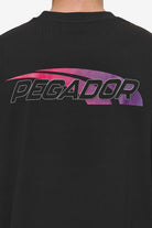 Pegador Clayton Oversized Tee Washed Black Detailshot aus der Most Alive Kollektion für Herren