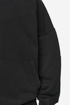 Pegador Conven Boxy Hoodie Vintage Black Detailshot aus der Most Alive Kollektion für Herren