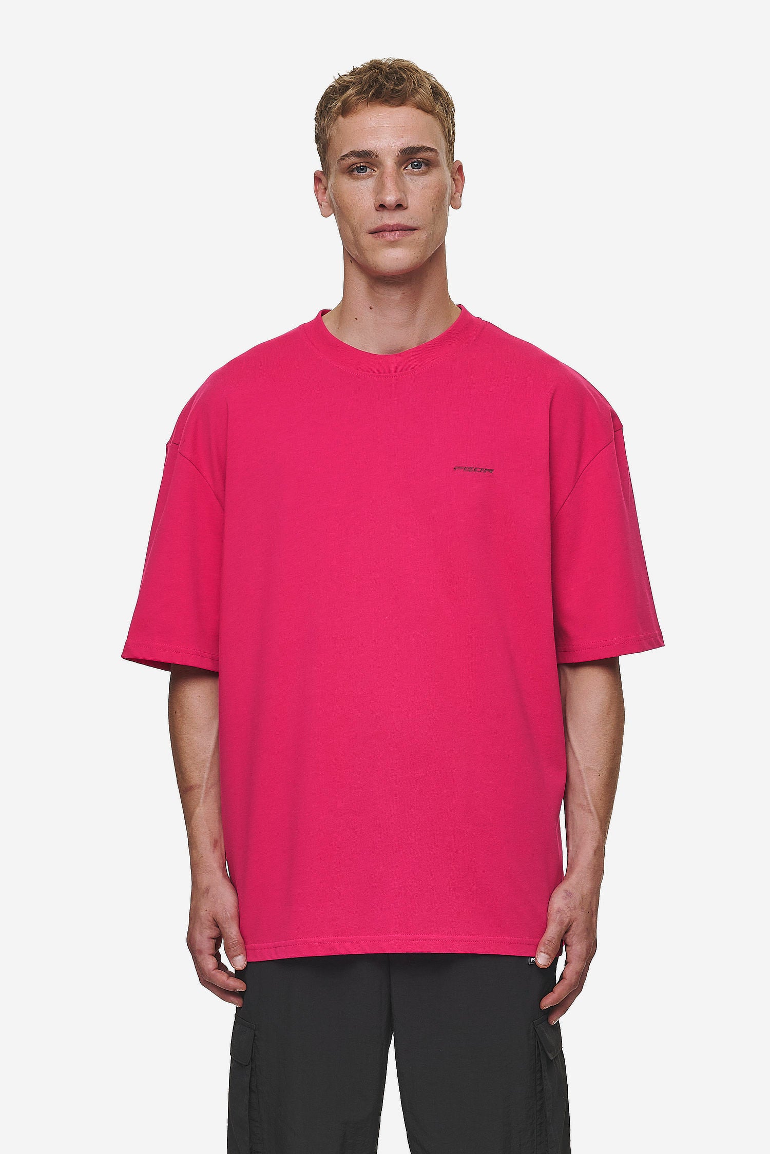 Pegador Edens Oversized Tee Washed Virtual Pink Seitenansicht aus der Most Alive Kollektion für Herren