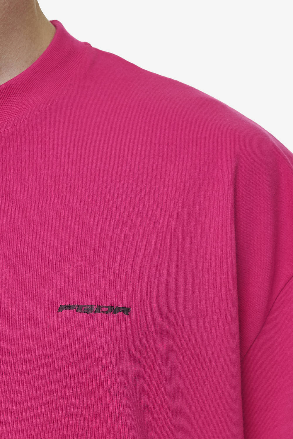 Pegador Edens Oversized Tee Washed Virtual Pink Detailshot aus der Most Alive Kollektion für Herren