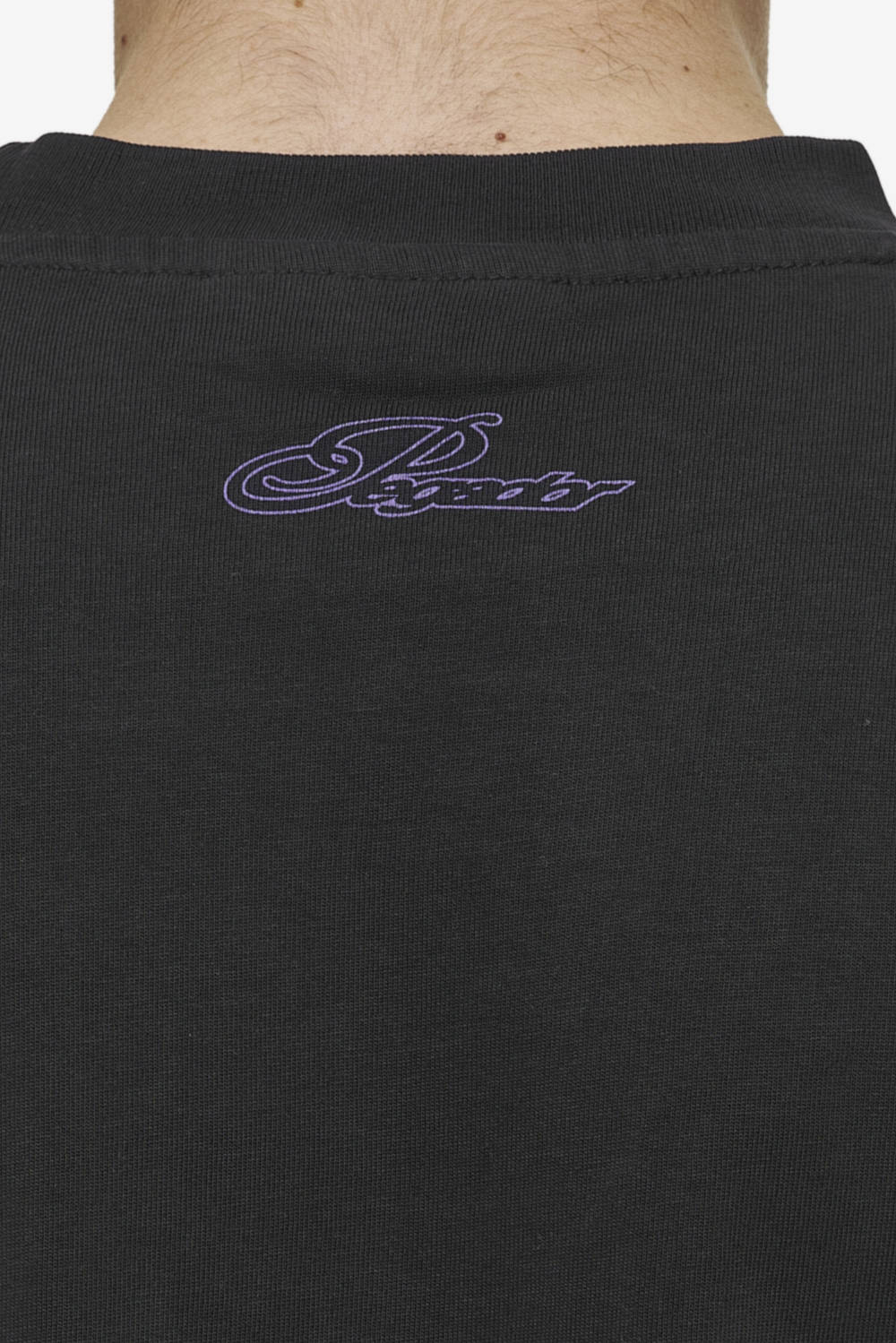 Pegador Dalk Boxy Tee Vintage Black Detailshot aus der Most Alive Kollektion für Herren