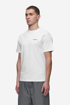 Pegador Bane Slim Tee White Seitenansicht aus der Most Alive Kollektion für Herren