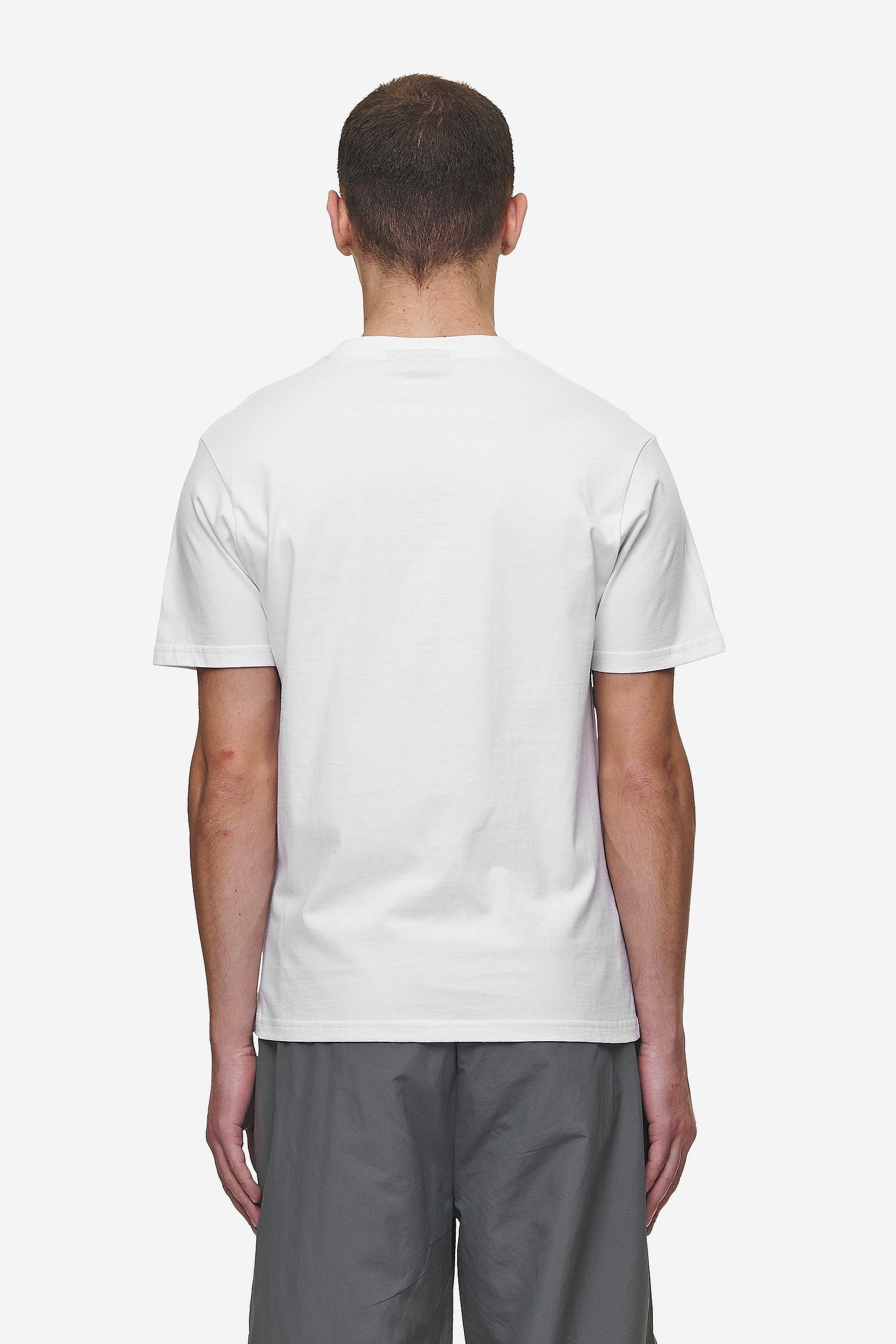 Pegador Bane Slim Tee White Gegenansicht aus der Most Alive Kollektion für Herren