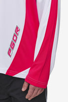 Pegador Mosco Longsleeve Jersey White Virtual Pink Detailshot aus der Most Alive Kollektion für Herren