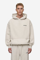 Pegador Logo Oversized Hoodie Washed Light Beige Hauptansicht aus der Most Alive Kollektion für Herren