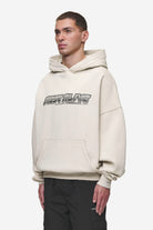 Pegador Enrith Boxy Hoodie Washed Light Beige Seitenansicht aus der Most Alive Kollektion für Herren