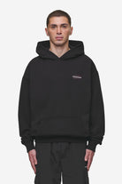 Pegador Lexing Oversized Hoodie Washed Black Seitenansicht aus der Most Alive Kollektion für Herren