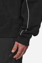 Pegador Beak Boxy Hoodie Washed Black Detailshot aus der Most Alive Kollektion für Herren