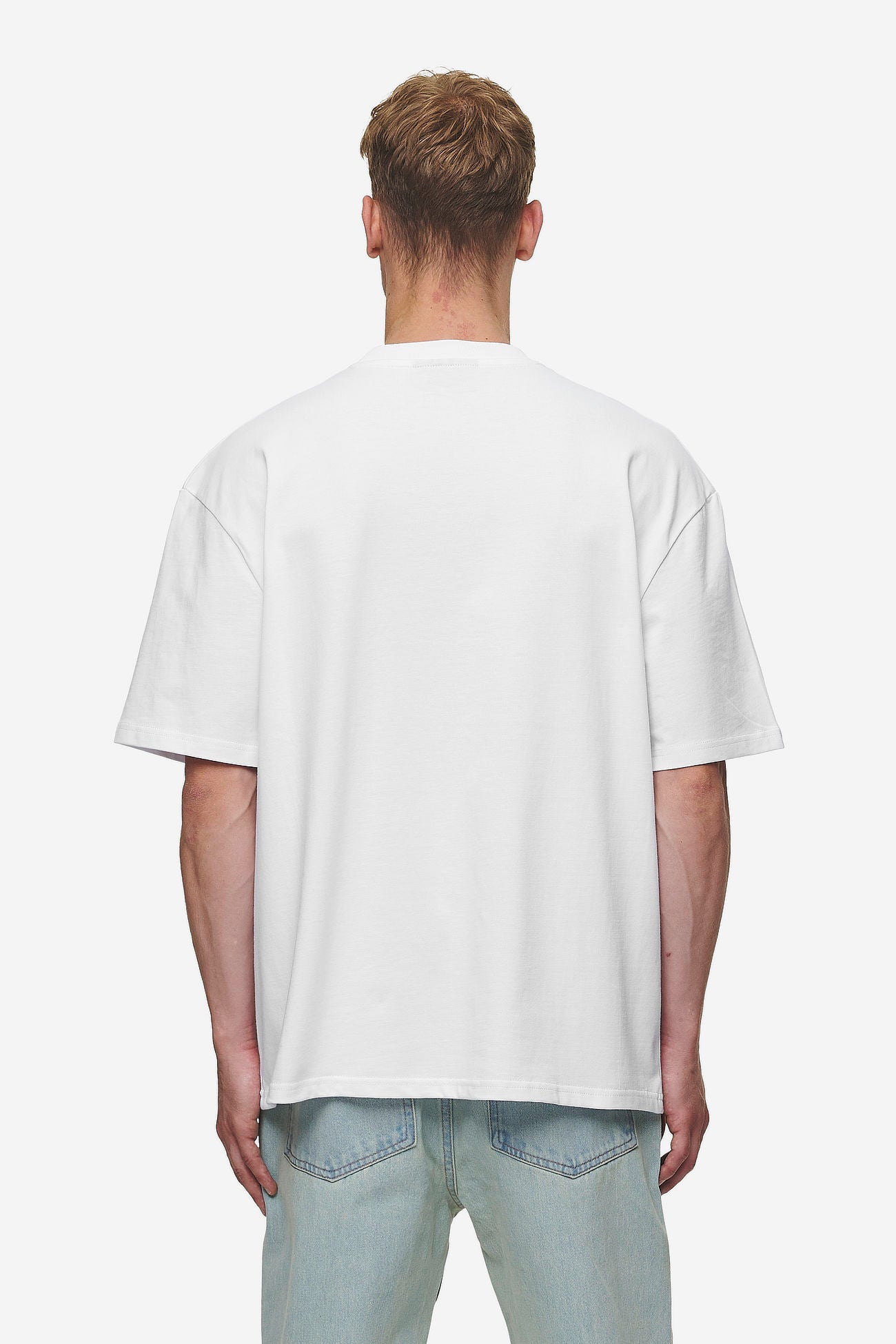 Pegador Alden Oversized Tee White Gegenansicht aus der Most Alive Kollektion für Herren