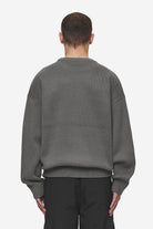 Pegador Logo Oversized Knit Sweater Anthracite Gegenansicht aus der Most Alive Kollektion für Herren