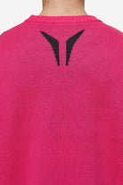 Pegador Kazan Boxy Knit Sweater Virtual Pink Black Gegenansicht aus der Most Alive Kollektion für Herren