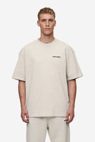 Pegador Logo Oversized Tee Washed Light Beige Hauptansicht aus der Most Alive Kollektion für Herren