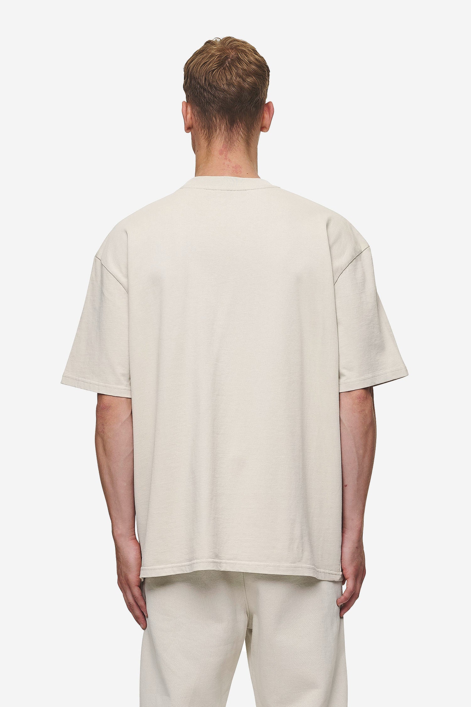 Pegador Logo Oversized Tee Washed Light Beige Gegenansicht aus der Most Alive Kollektion für Herren