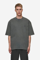 Pegador Lance Oversized Tee Vintage Anthracite Seitenansicht aus der Most Alive Kollektion für Herren