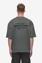 Pegador Lance Oversized Tee Vintage Anthracite Hauptansicht aus der Most Alive Kollektion für Herren