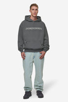 Pegador Alden Oversized Hoodie Washed Anthracite Ganzkörper Bild aus der Most Alive Kollektion für Herren