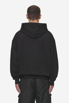 Pegador Alden Oversized Hoodie Washed Black Gegenansicht aus der Most Alive Kollektion für Herren