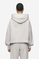 Pegador Clarita Logo Oversized Hoodie Washed Moon Grey Black Gum Gegenansicht aus der Most Alive Kollektion für DaHerren