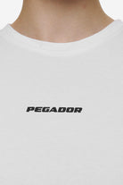 Pegador Ines Cropped Baby Tee White Black Gum Detailshot aus der Most Alive Kollektion für DaHerren