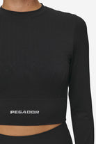 Pegador Telly Rib Longsleeve Washed Black Detailshot aus der Most Alive Kollektion für DaHerren