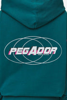 Pegador Jenna Oversized Sweat Jacket Washed Urban Turquoise Detailshot aus der Most Alive Kollektion für DaHerren