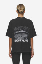 Pegador Sonia Heavy Oversized Tee Washed Black Hauptansicht aus der Most Alive Kollektion für DaHerren