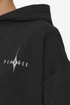 Pegador Nena Oversized Hoodie Washed Black Detailshot aus der Most Alive Kollektion für DaHerren