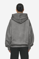 Pegador Julia Oversized Sweat Jacket Oil Dyed Deep Grey Gegenansicht aus der Most Alive Kollektion für DaHerren