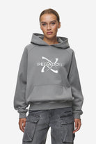 Pegador Klaria Oversized Hoodie Washed Deep Grey Hauptansicht aus der Most Alive Kollektion für DaHerren