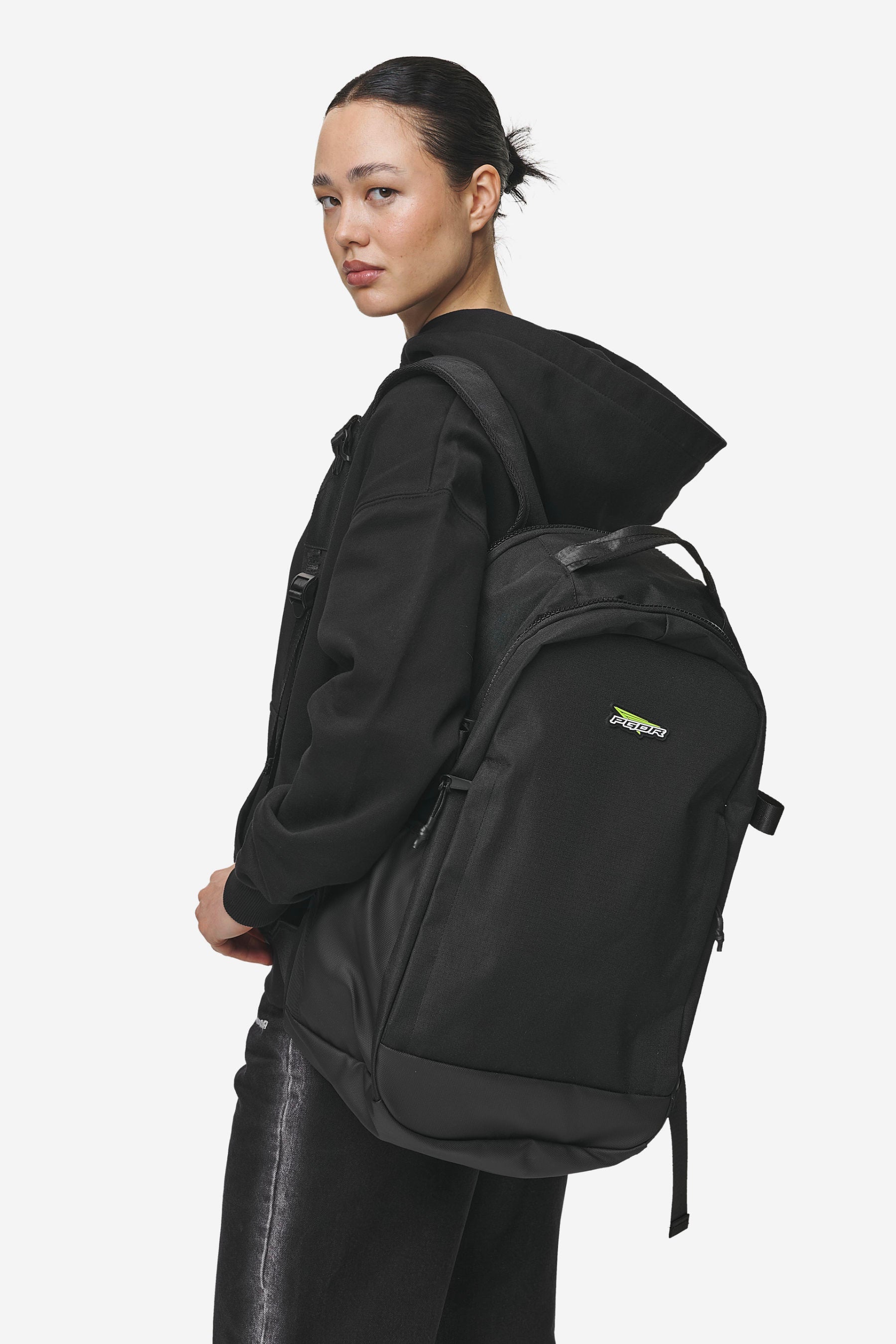 Pegador Tyon Backpack Black Detailshot aus der Most Alive Kollektion für Herren