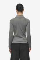 Pegador Tale Zip Longsleeve Deep Grey Gegenansicht aus der Most Alive Kollektion für DaHerren