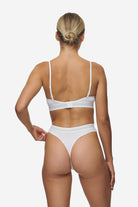 Pegador Emra String White Black Seitenansicht aus der Most Alive Kollektion für DaHerren