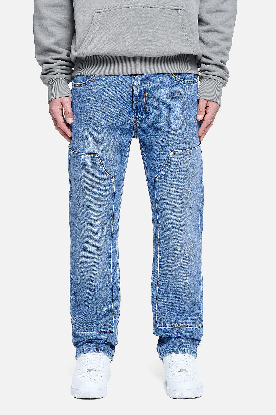 Pegador Vinto Carpenter Jeans Washed Blue Hauptansicht aus der PEGADOR® Jeans Kollektion für Herren