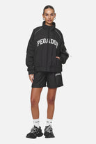 Pegador Bulman Tracksuit Jacket Black Detailshot aus der Never Too Late Kollektion für DaHerren